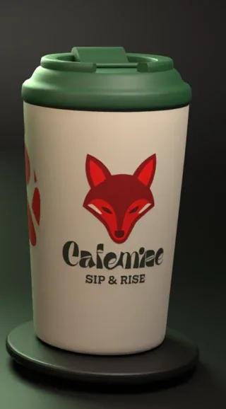CaféMize WARM CREAM original 3D design